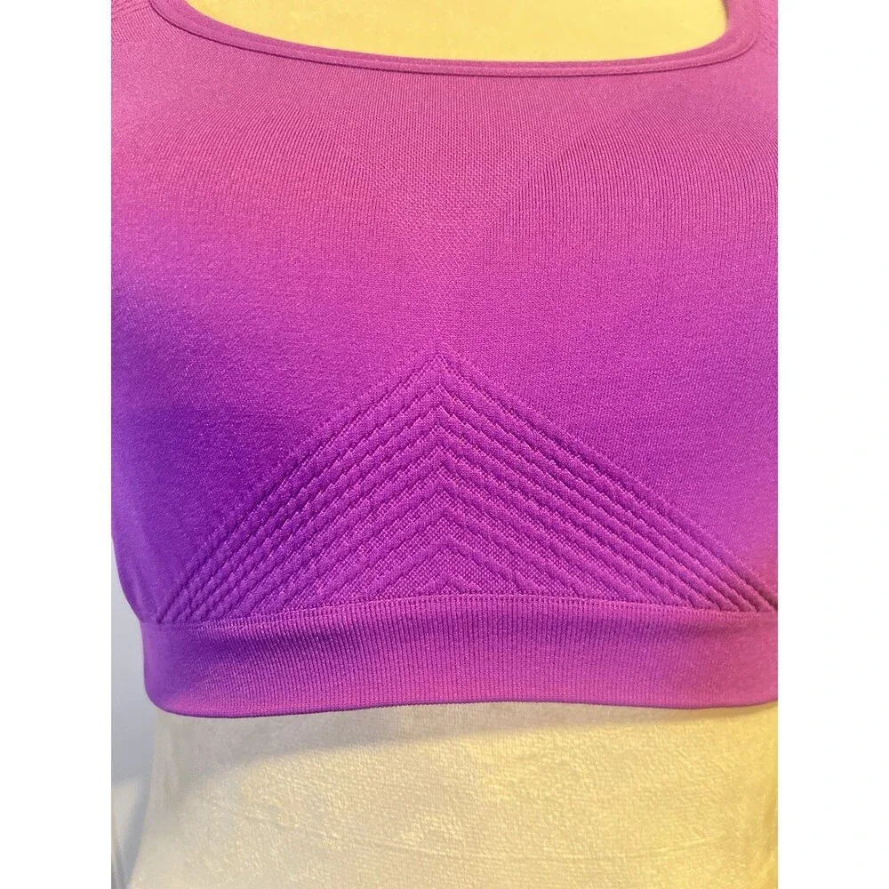 Victoria's Secret VSX Sexy Sport Sports Bra Purple Racerback No Underwire Large